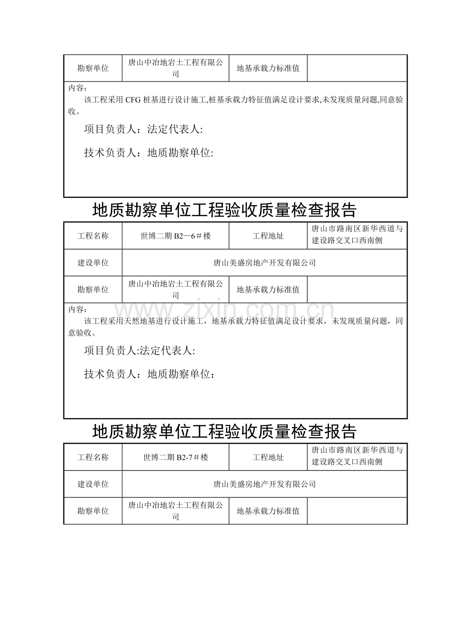 地质勘查单位工程验收质量检查报告.doc_第2页