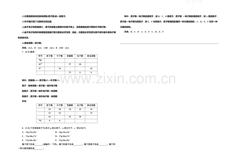 2020-2021学年高中化学每课一练：1.3-人类对原子结构的认识(苏教版必修1).docx_第2页