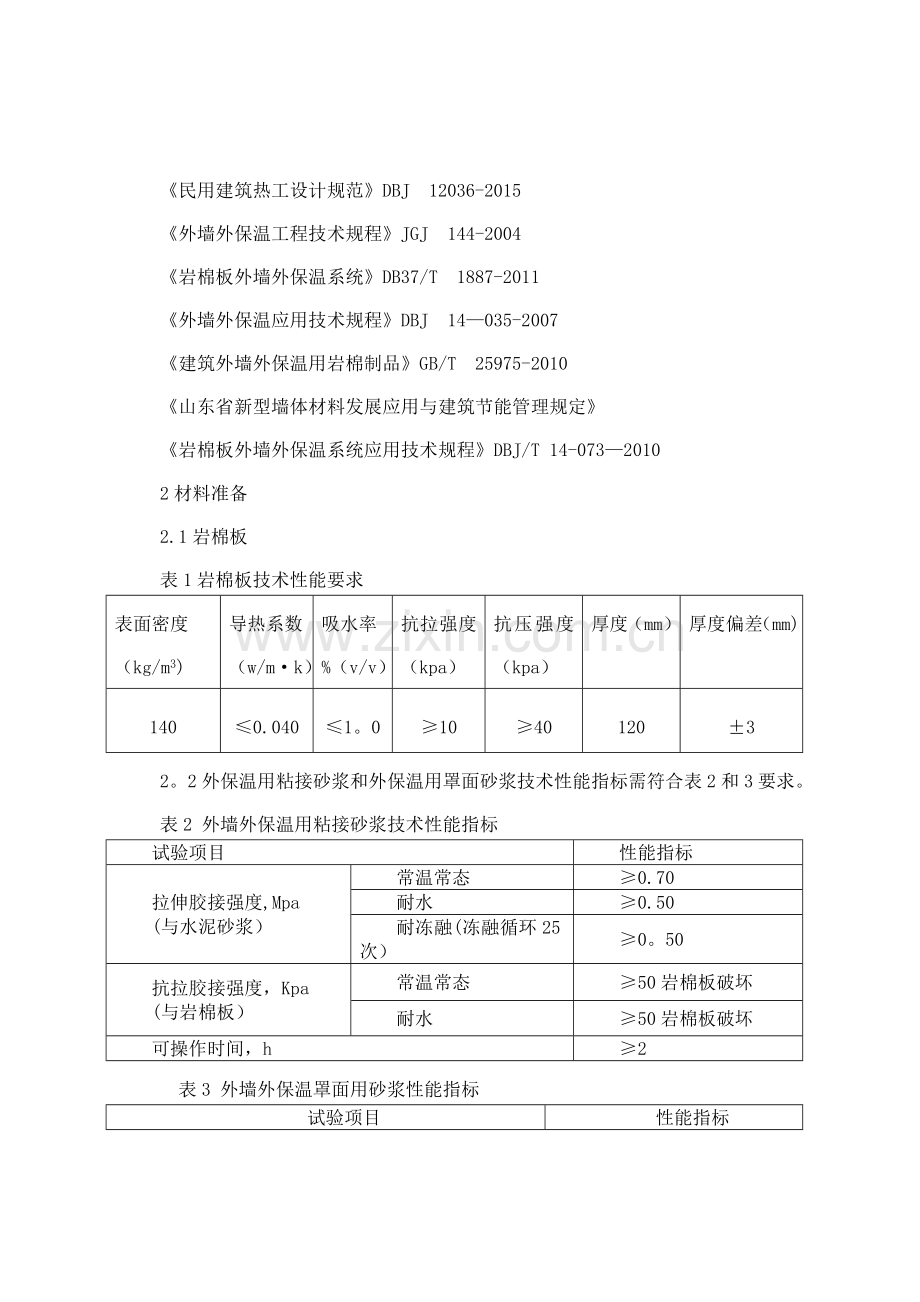 外墙保温岩棉施工技术方案.docx_第2页