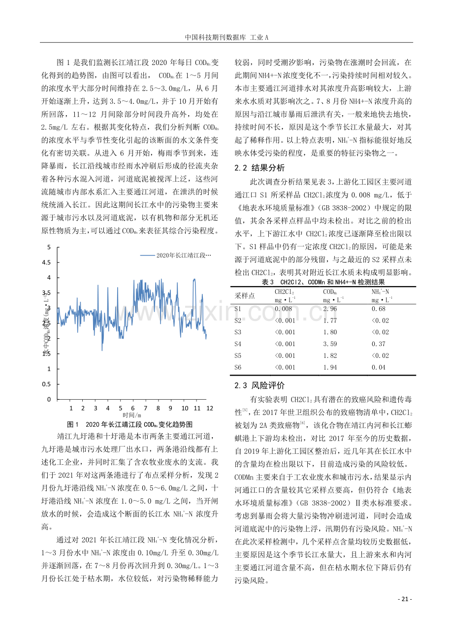 长江靖江段特征污染物调查和分析.pdf_第3页