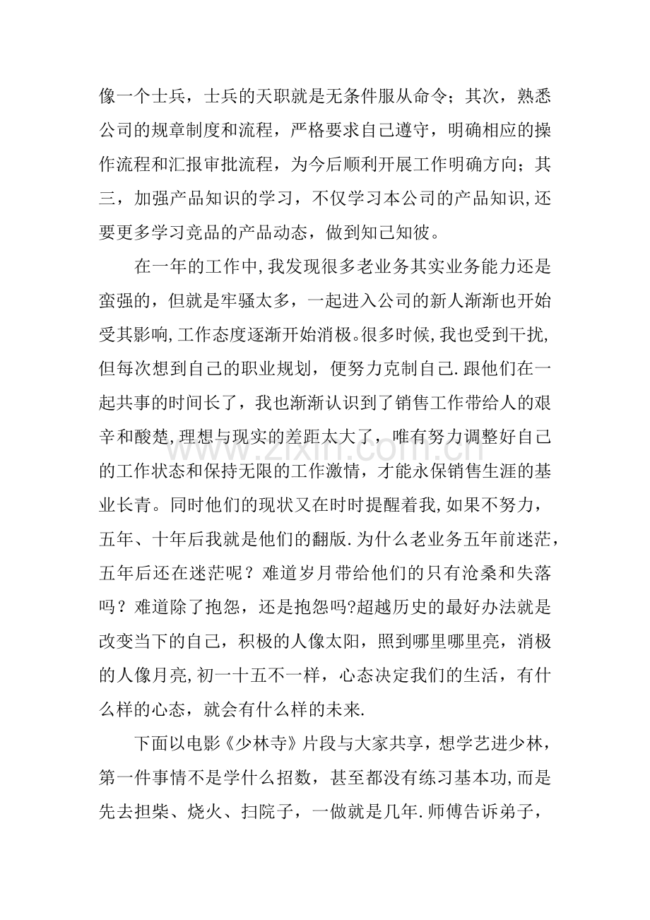 一个营销新人的年度工作计划.docx_第2页