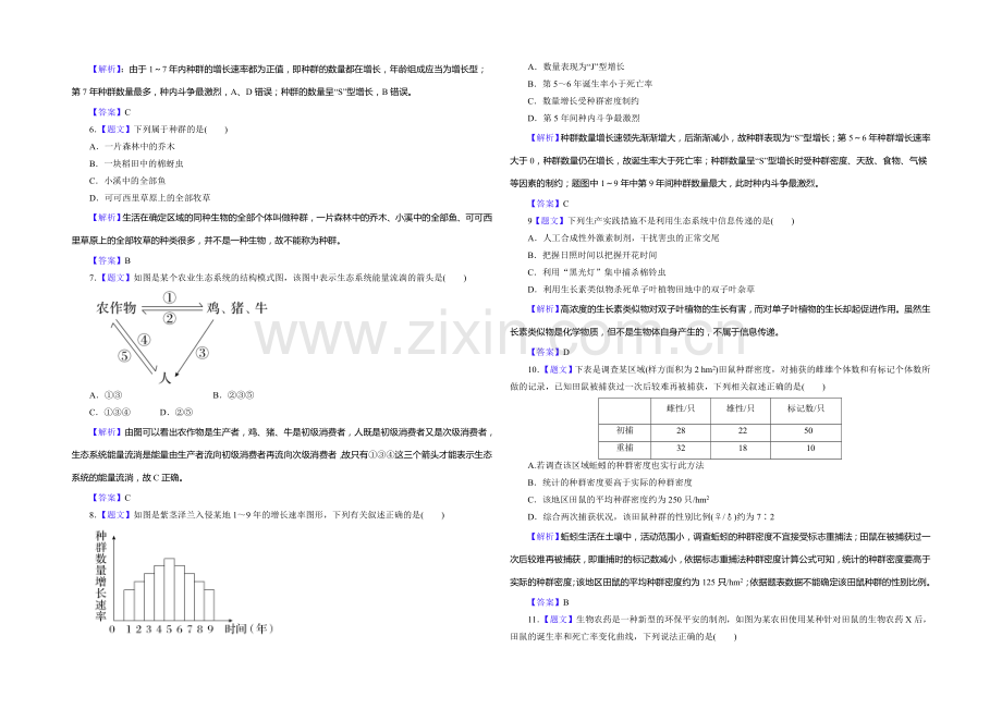 2021高考生物阶段示范性金考卷(6).docx_第2页