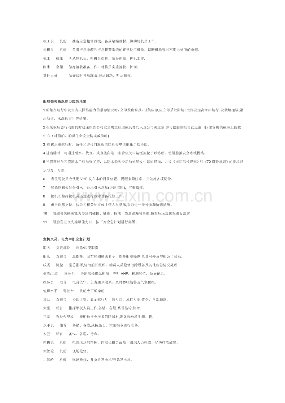 船舶各种应急预案及应急计划.doc_第3页