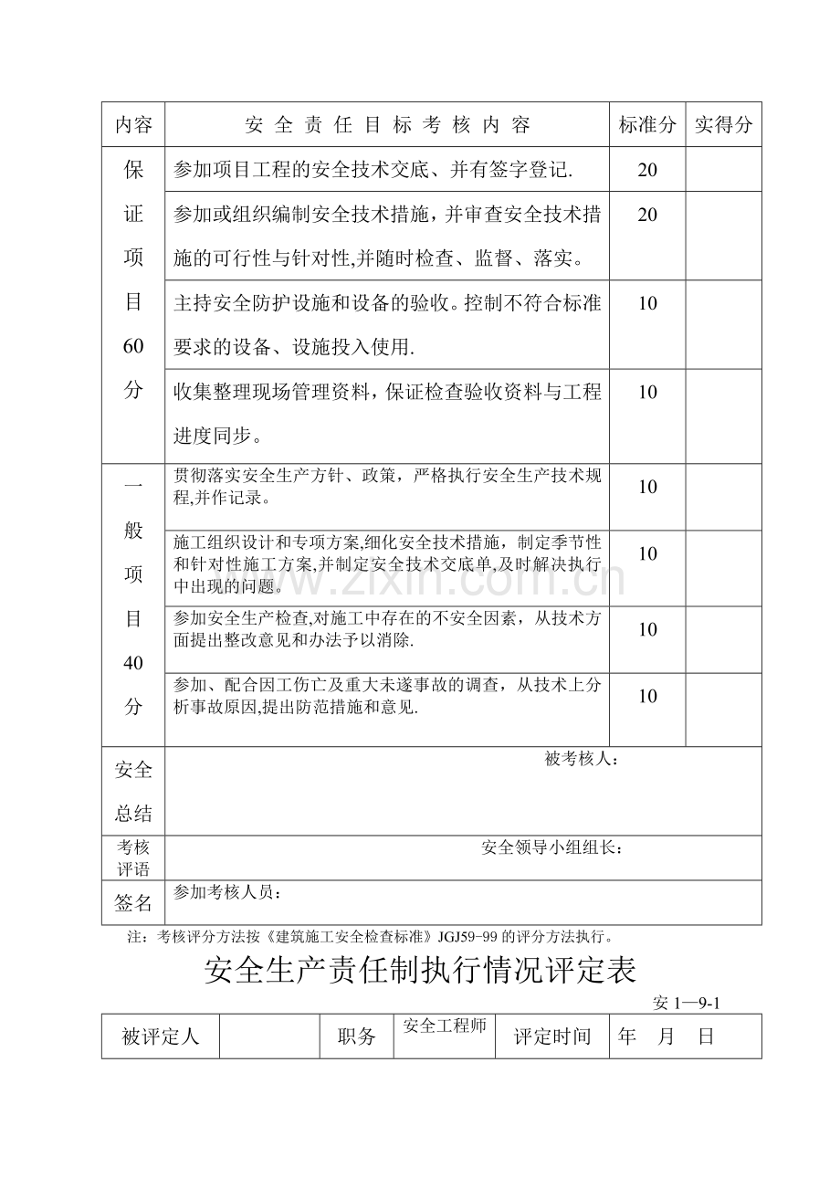 安全生产责任制执行情况评定表-(1).doc_第3页