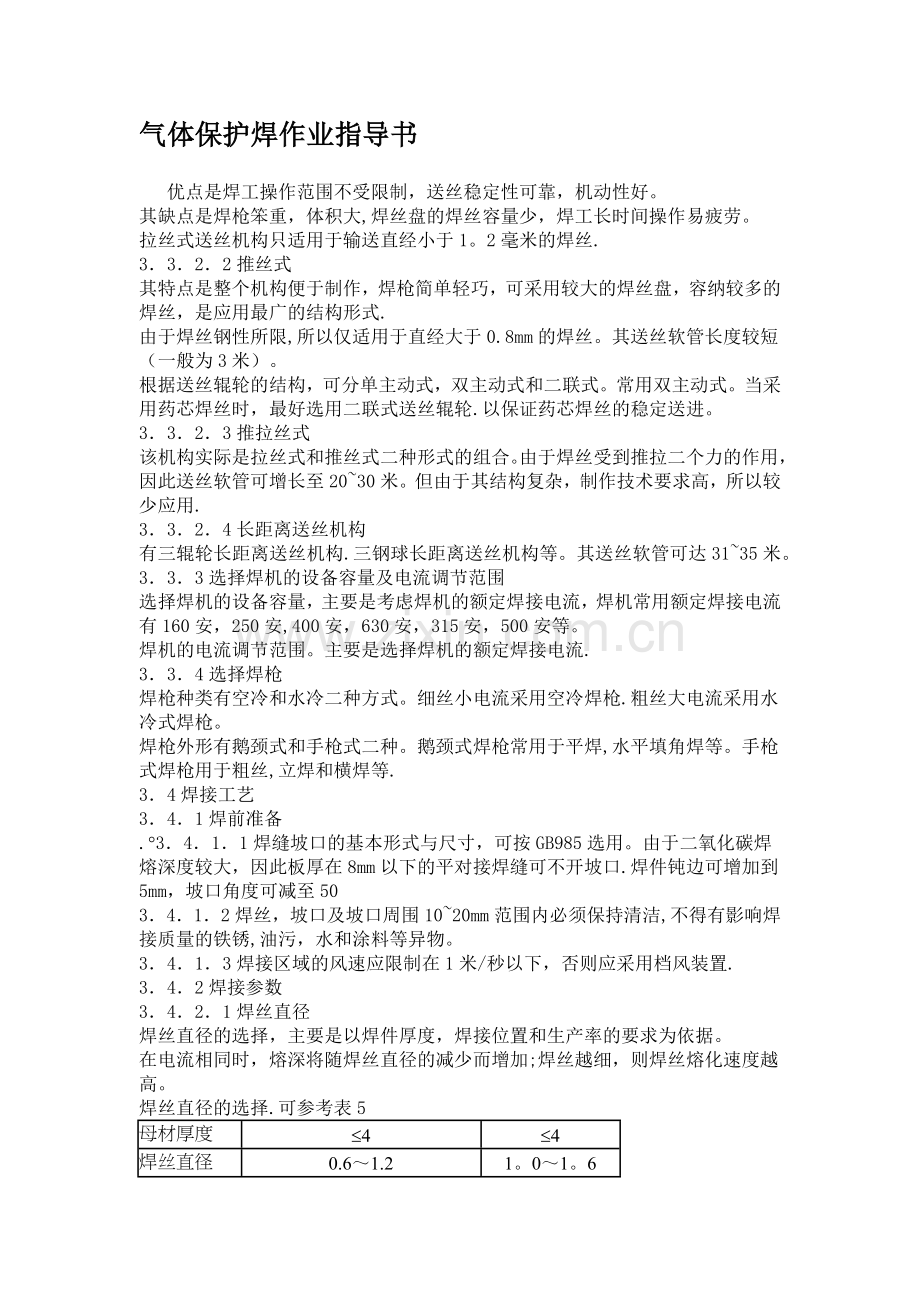 气体保护焊作业指导书.docx_第1页