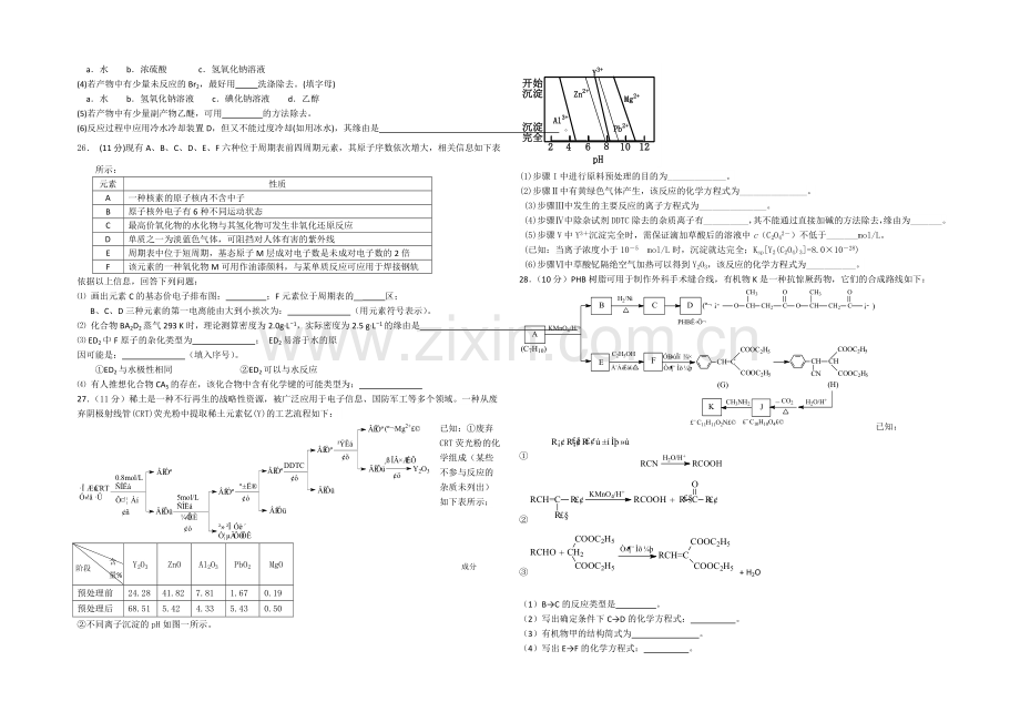 河北省唐山一中2020-2021学年高二下学期期末考试化学试题-Word版含答案.docx_第3页