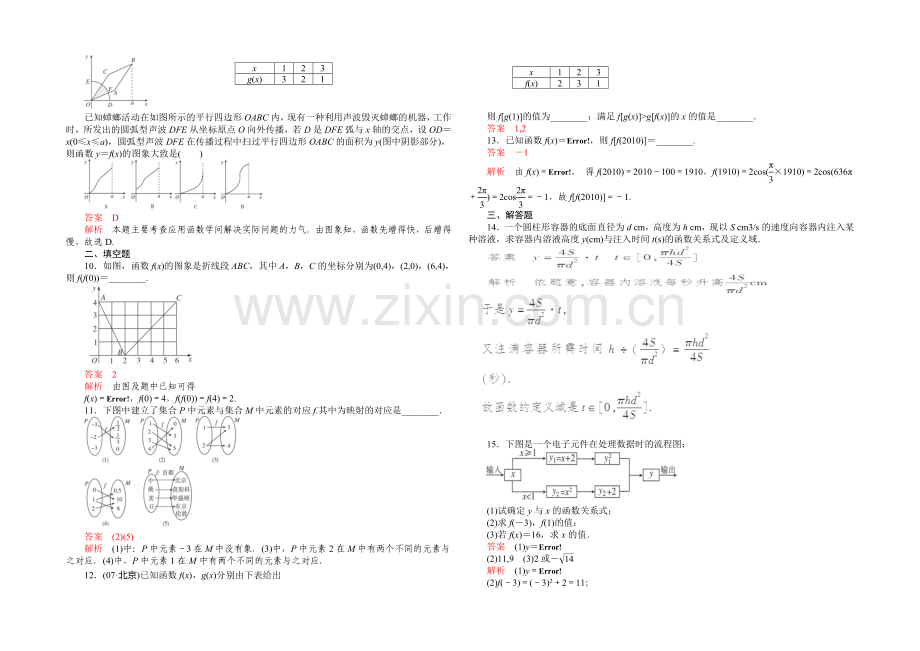 【2021高考复习参考】高三数学(理)配套黄金练习：2.1.docx_第2页