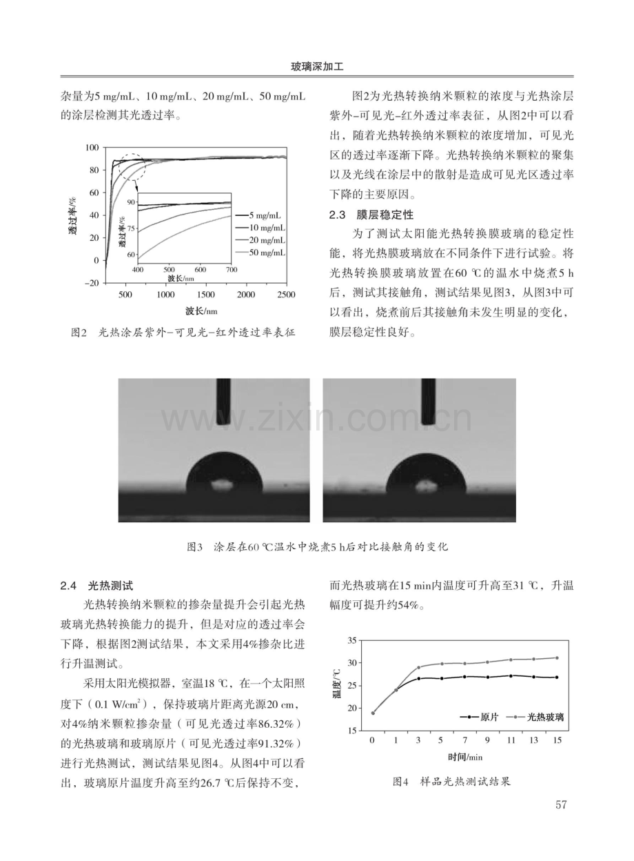 溶胶-凝胶法制备太阳能光热转换膜玻璃.pdf_第3页