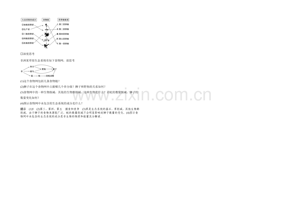 【创新设计】2022年高三生物(人教版)一轮复习-基础课时案35-生态系统的结构-基础回顾.docx_第2页