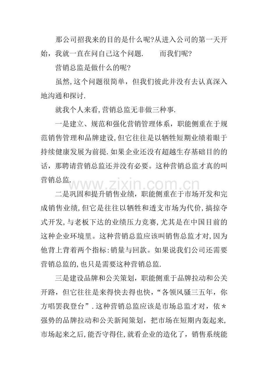 一位营销总监的辞职报告.docx_第2页