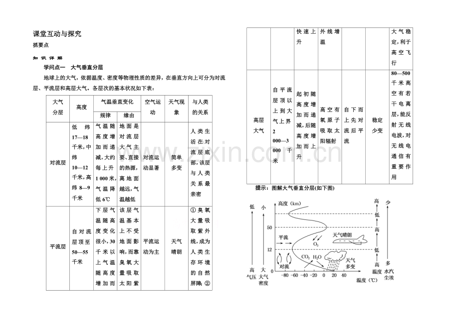 【名师一号】2020-2021学年高中地湘教版必修1学案--2-3-1.docx_第1页