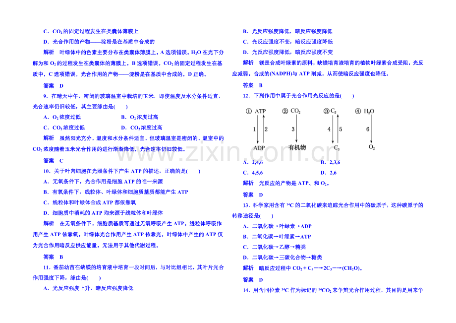 2020-2021学年高中生物必修一-双基限时练19.docx_第3页