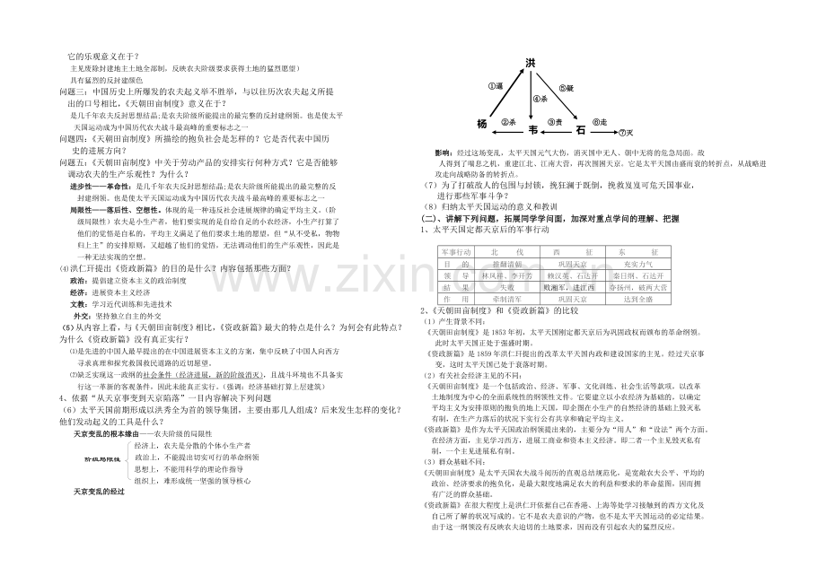 高中历史人民版必修1同步教案：3.1-天平天国运动.docx_第2页