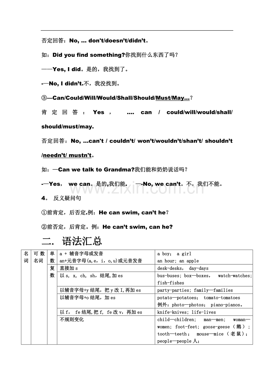 牛津上海版(深圳)英语六年级总复习知识点总结.doc_第2页