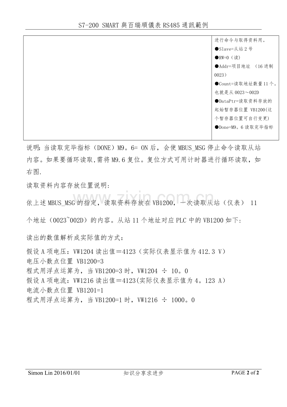 西门子与百瑞顺仪表RS485通讯.doc_第2页