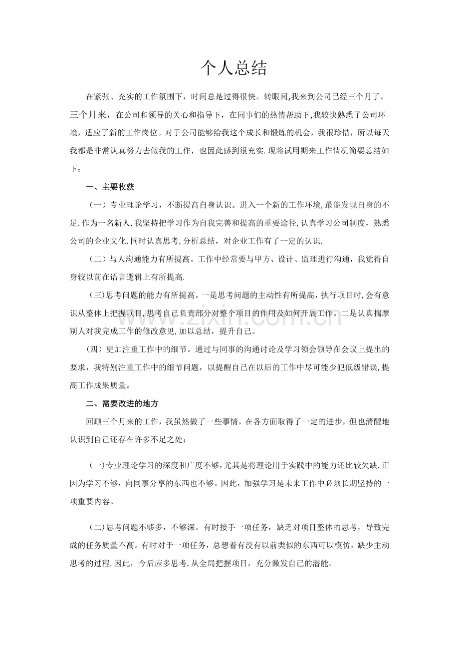 实习生转正个人总结.doc_第1页