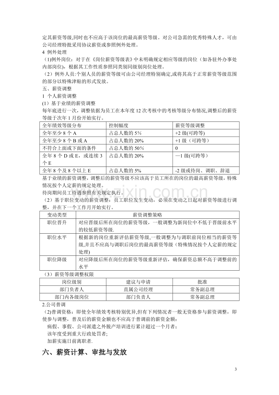 薪酬(工资)福利管理制度.doc_第3页