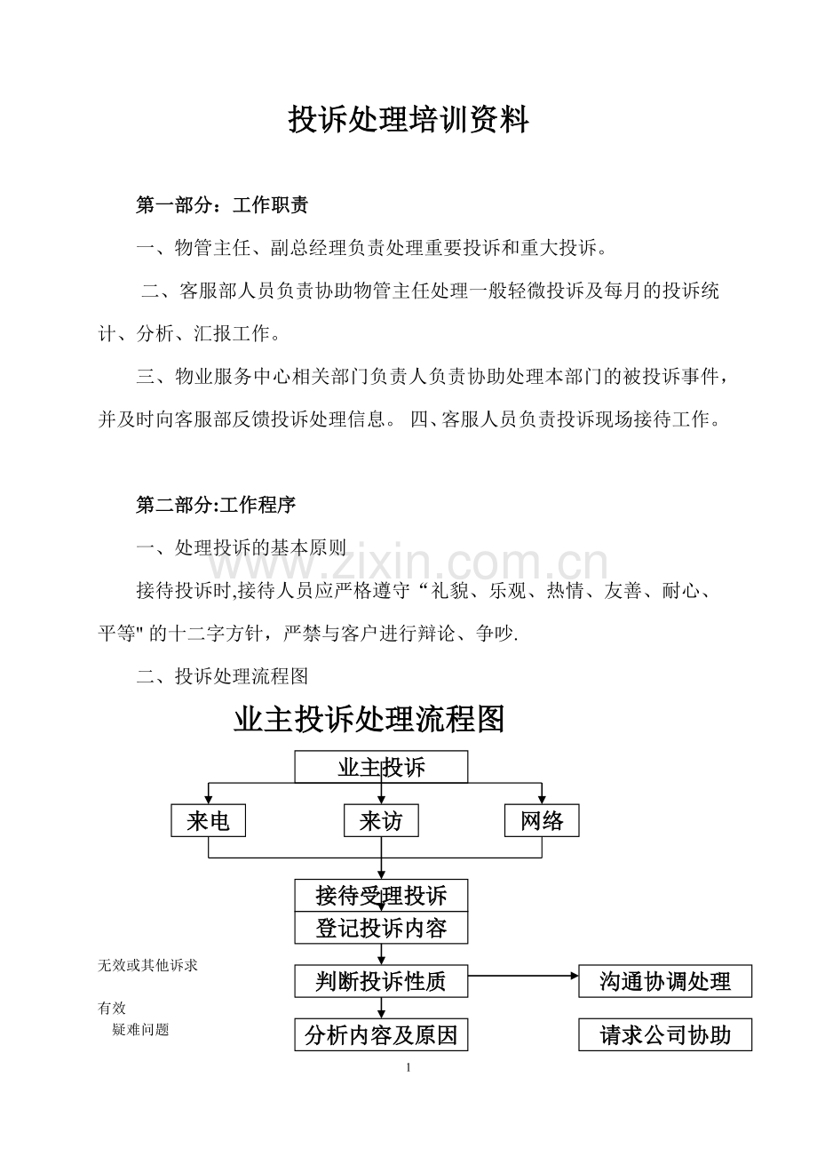 投诉处理流程培训.doc_第1页