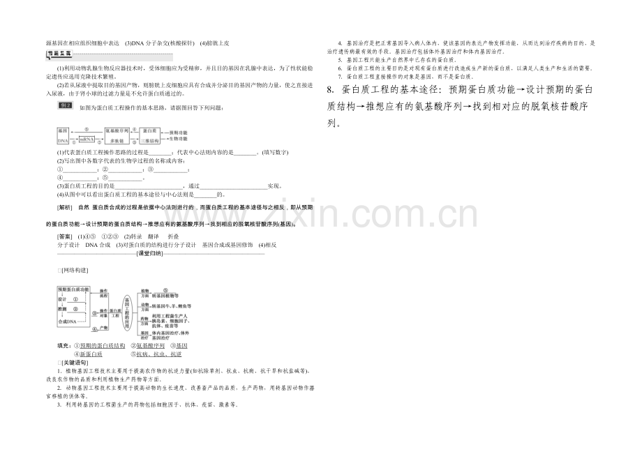 2022年高中生物人教版选修三教师用书-1.3-1.4基因工程的应用-蛋白质工程的崛起.docx_第3页