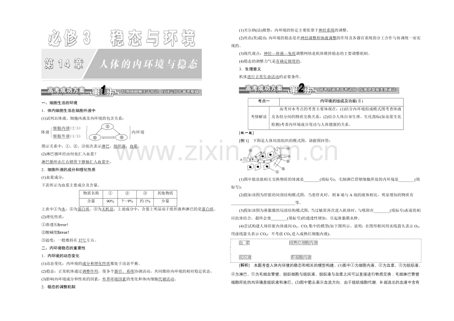 2021届高考生物一轮复习细致讲解练：必修3(6份).docx_第1页