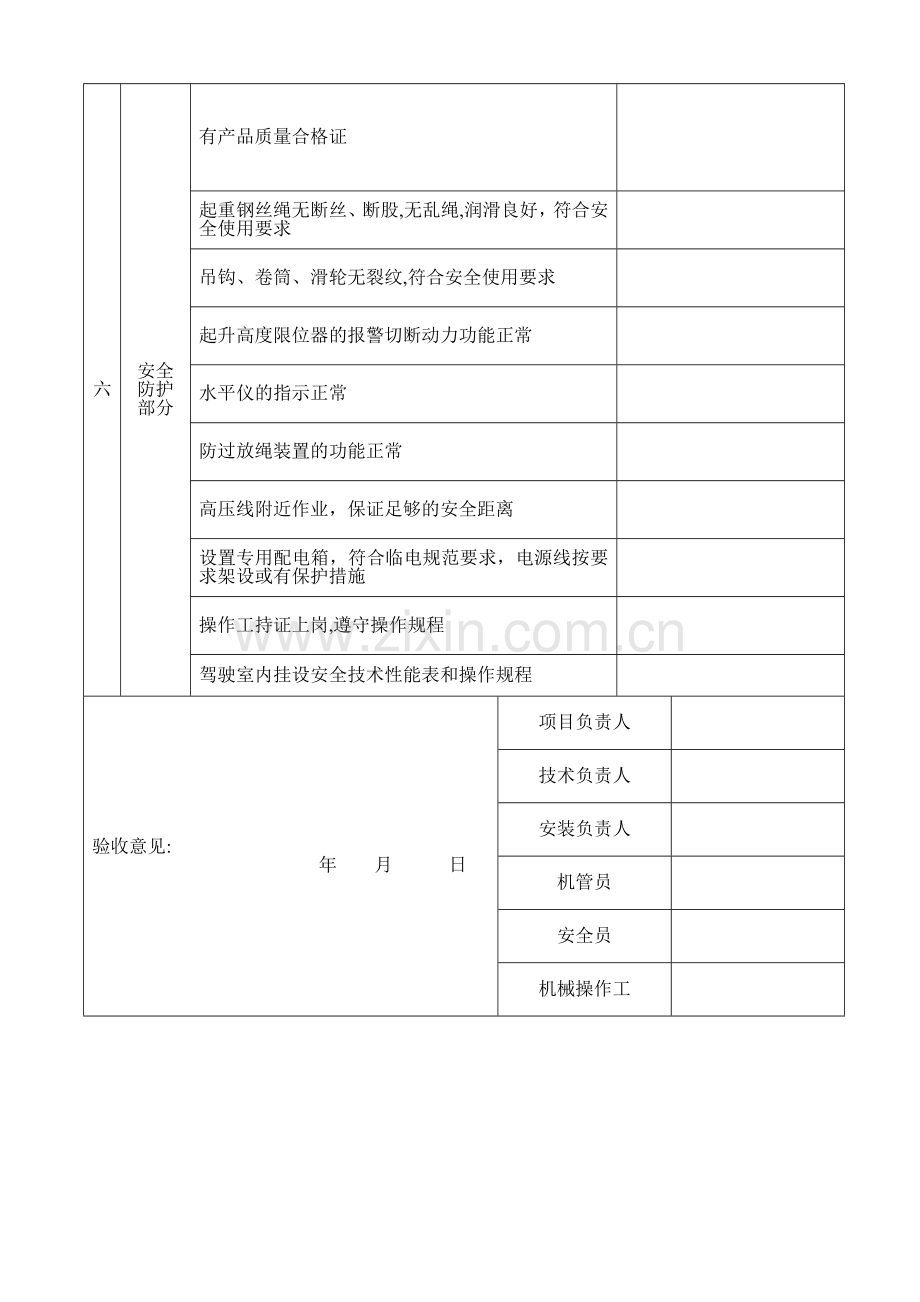 旋挖钻机验收表53755.doc_第2页