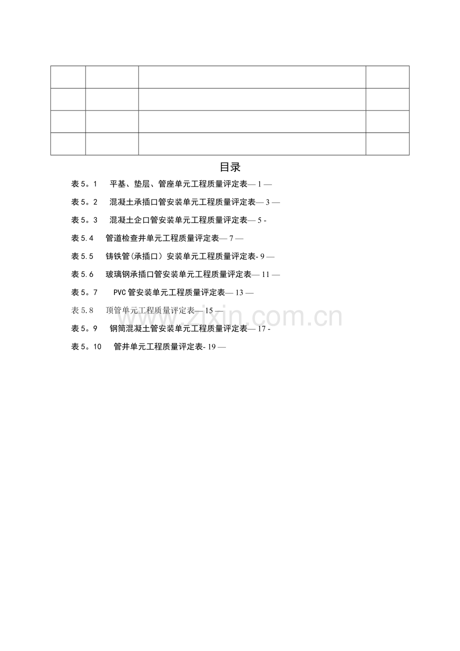 水利水电-引水管线工程单元工程质量评定表汇总.doc_第2页