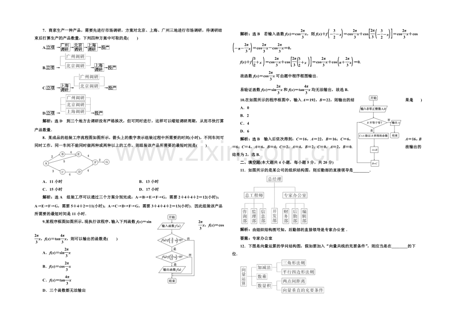 2021-2022学年高二数学人教A版选修1-2阶段质量检测(四)-Word版含解析.docx_第2页