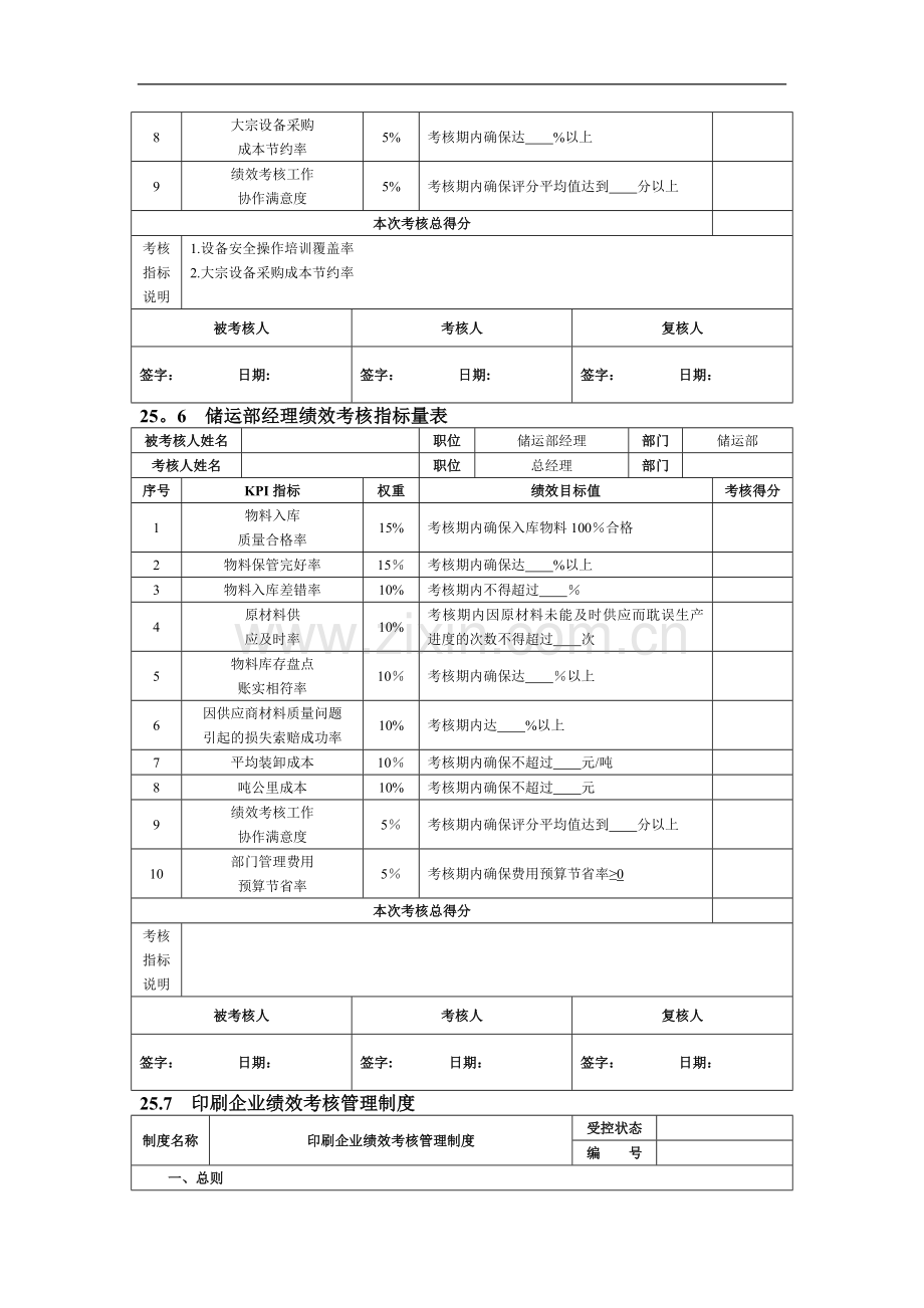 第25章--印刷企业绩效考核全案(DOC-13).doc_第3页