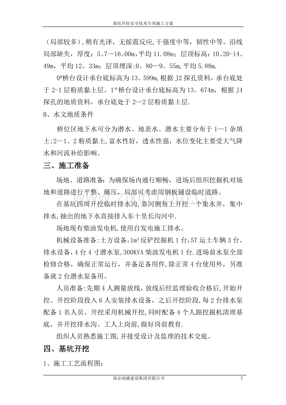 丁家庄桥台基坑开挖施工方案.doc_第2页