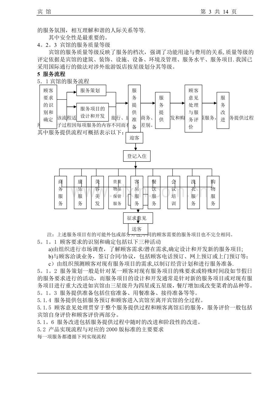 宾馆质量管理体系专业审核作业指导书.doc_第3页