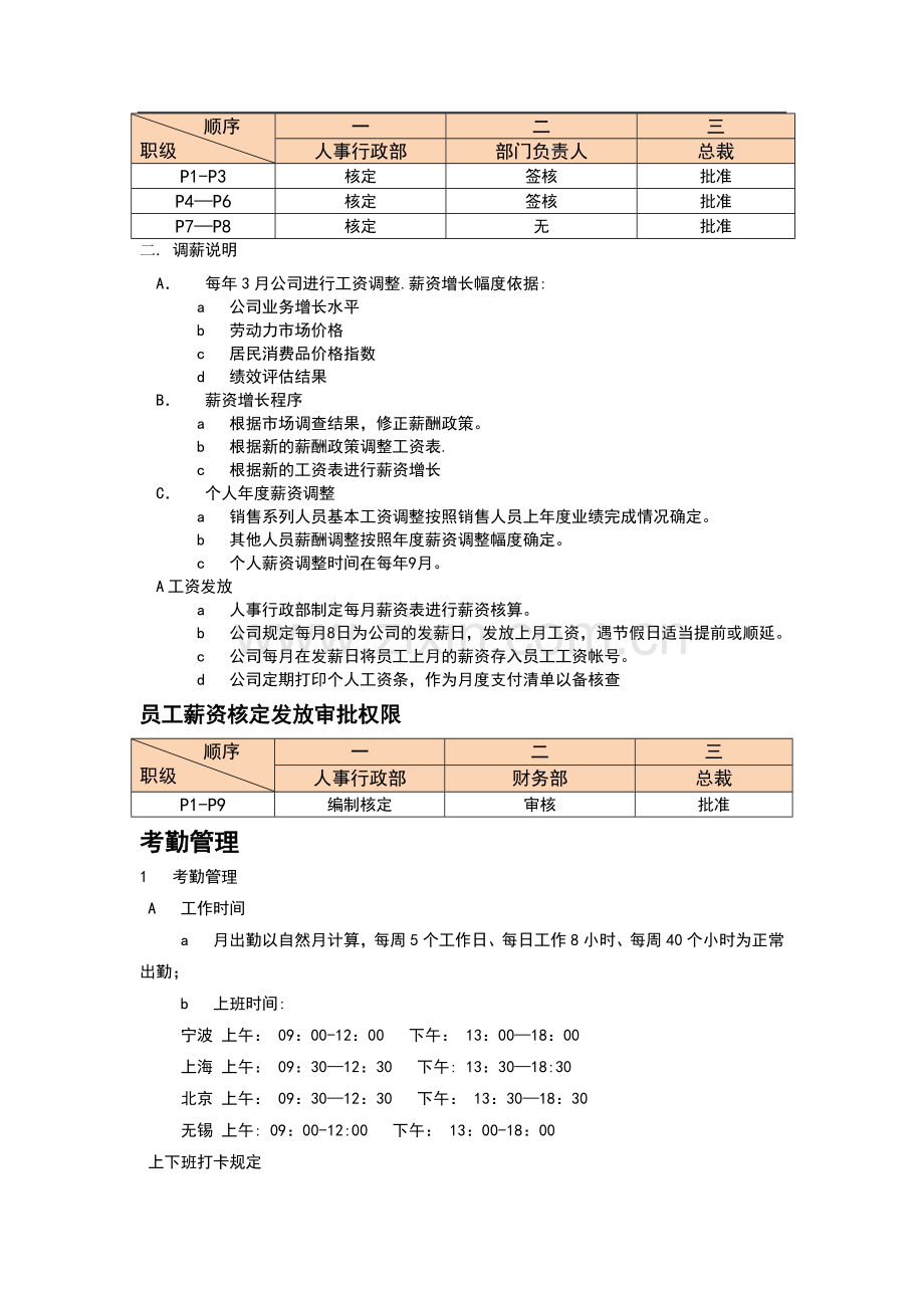 考勤和薪资管理制度.docx_第2页