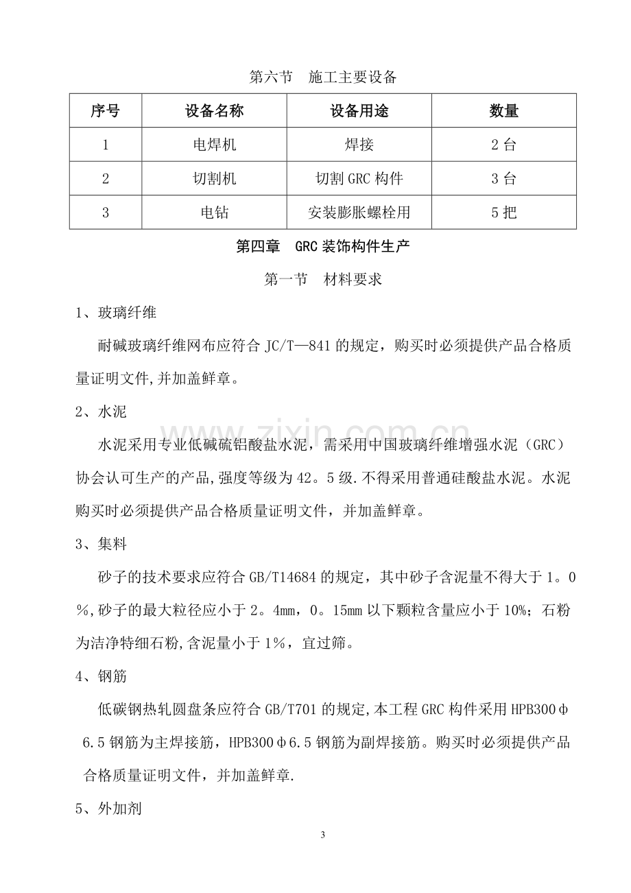 外墙GRC装饰构件专项施工方案.doc_第3页