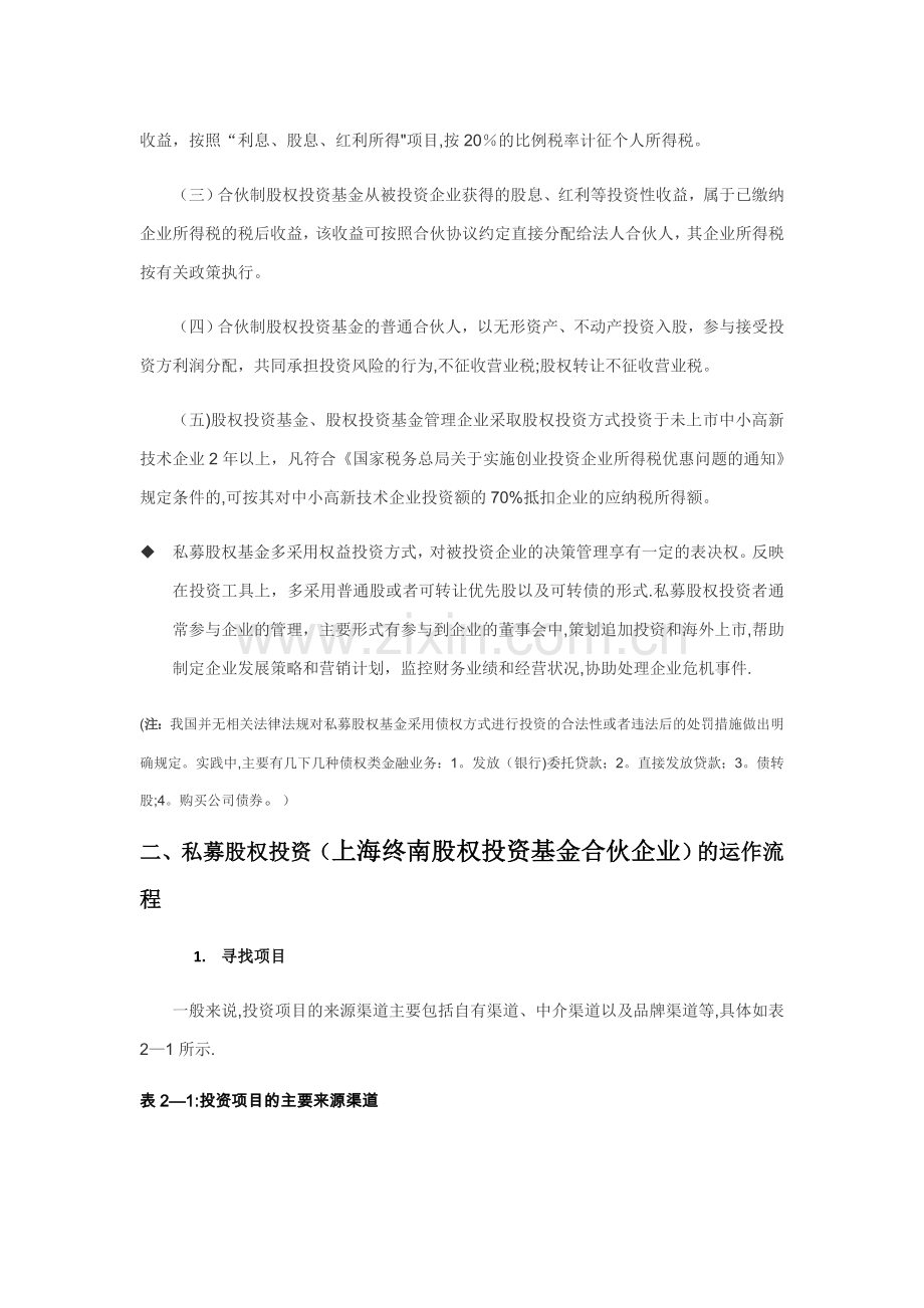 上海终南股权投资基金合伙企业运作分析.docx_第3页