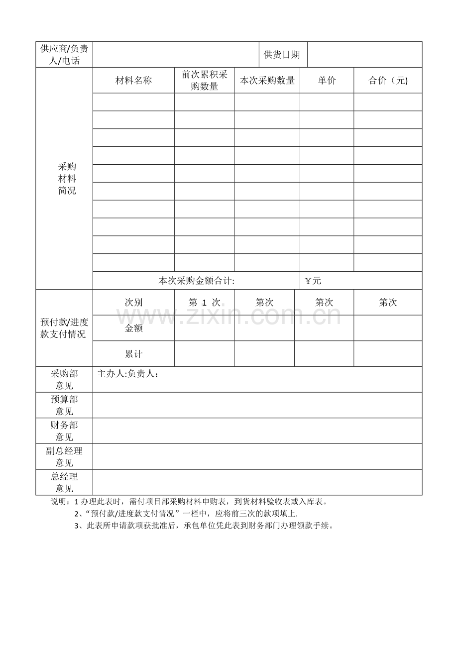 工程进度款申请表及竣工结算审查表.doc_第3页