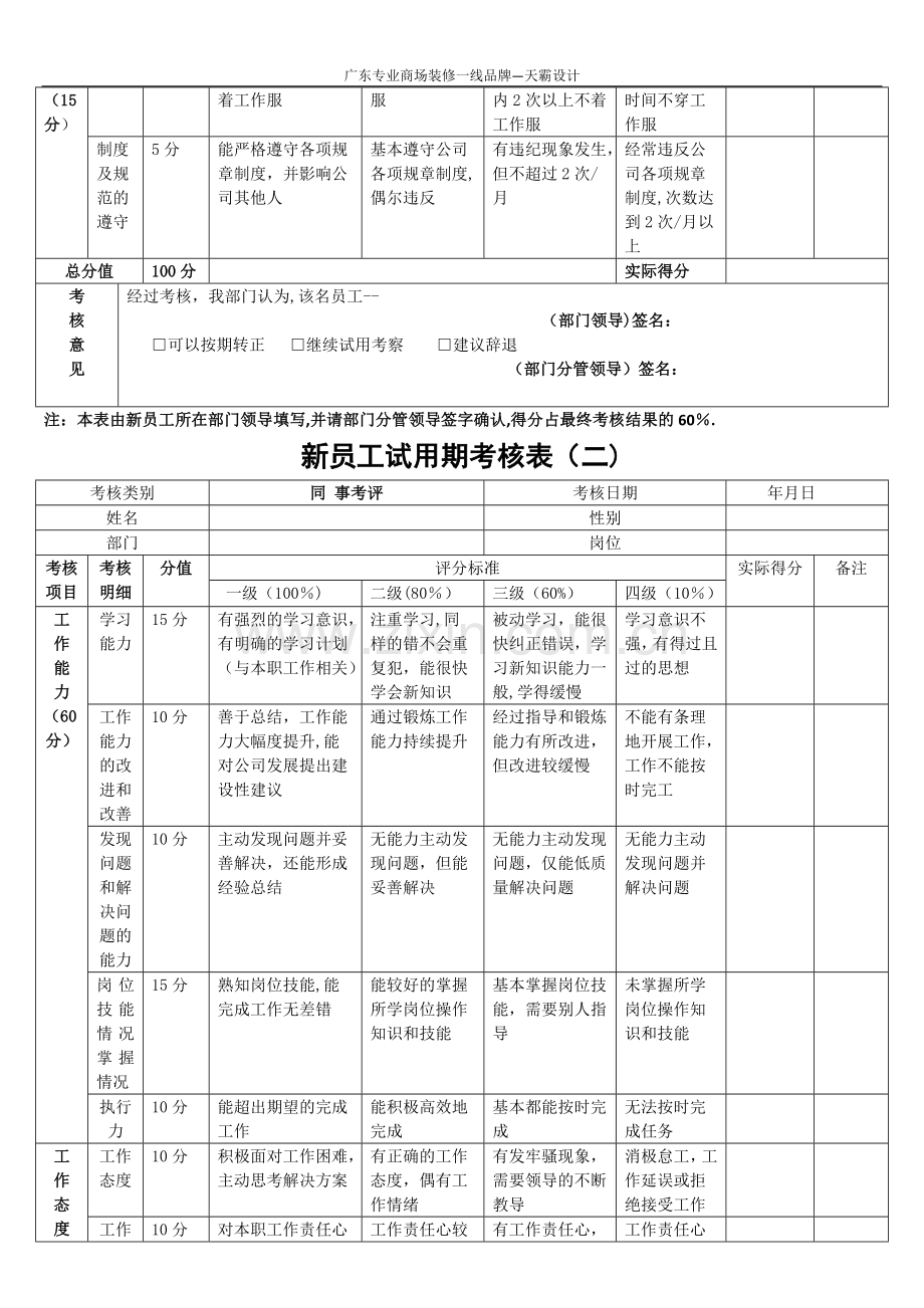 新员工试用期考核表(样本).doc_第3页