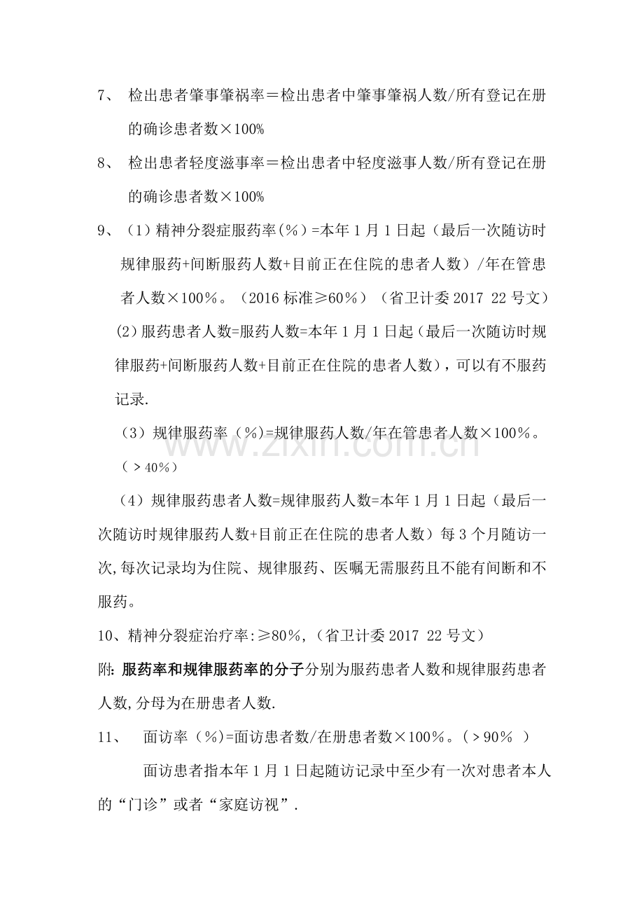 精神病管理指标及公式.doc_第2页