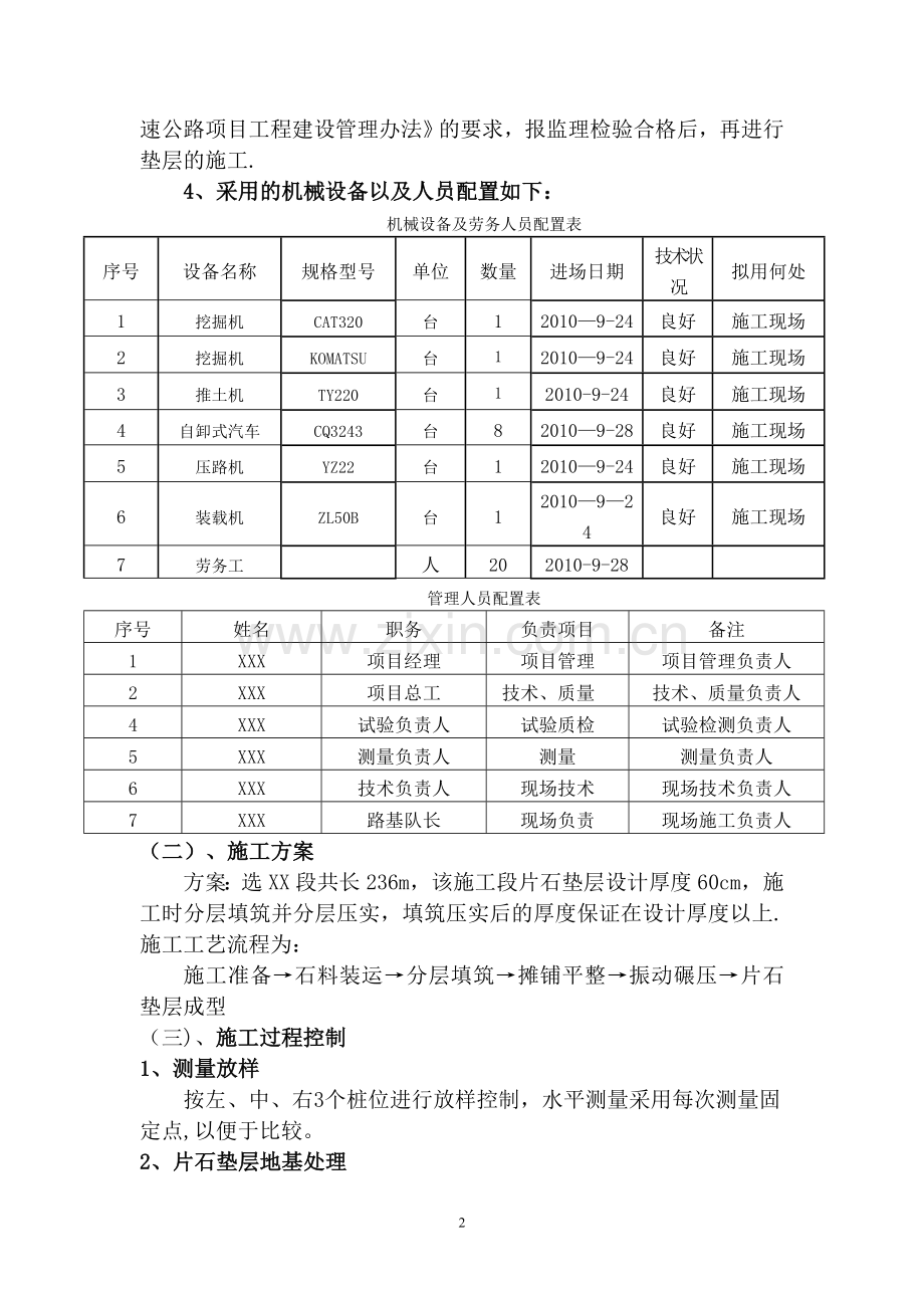 片石垫层施工方案.doc_第2页