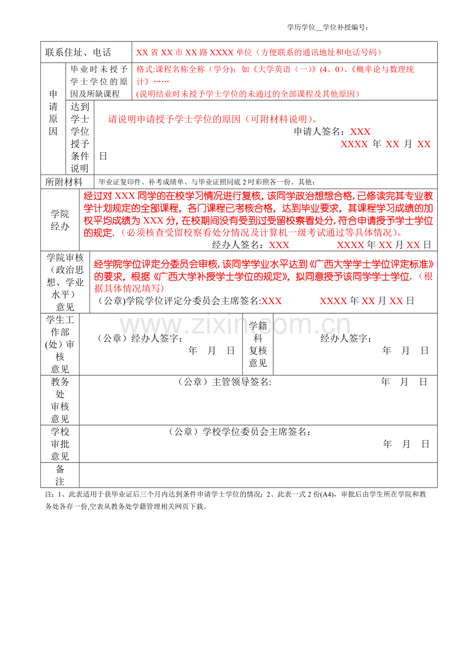 补授学士学位申请表.doc_第2页