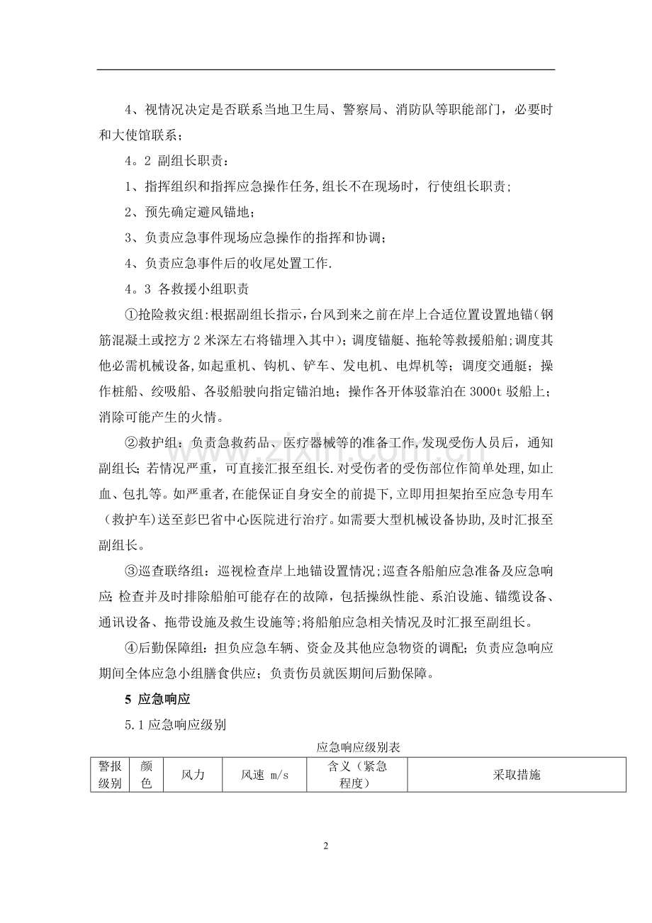 海上工程船舶防台防突风专项应急预案.doc_第3页