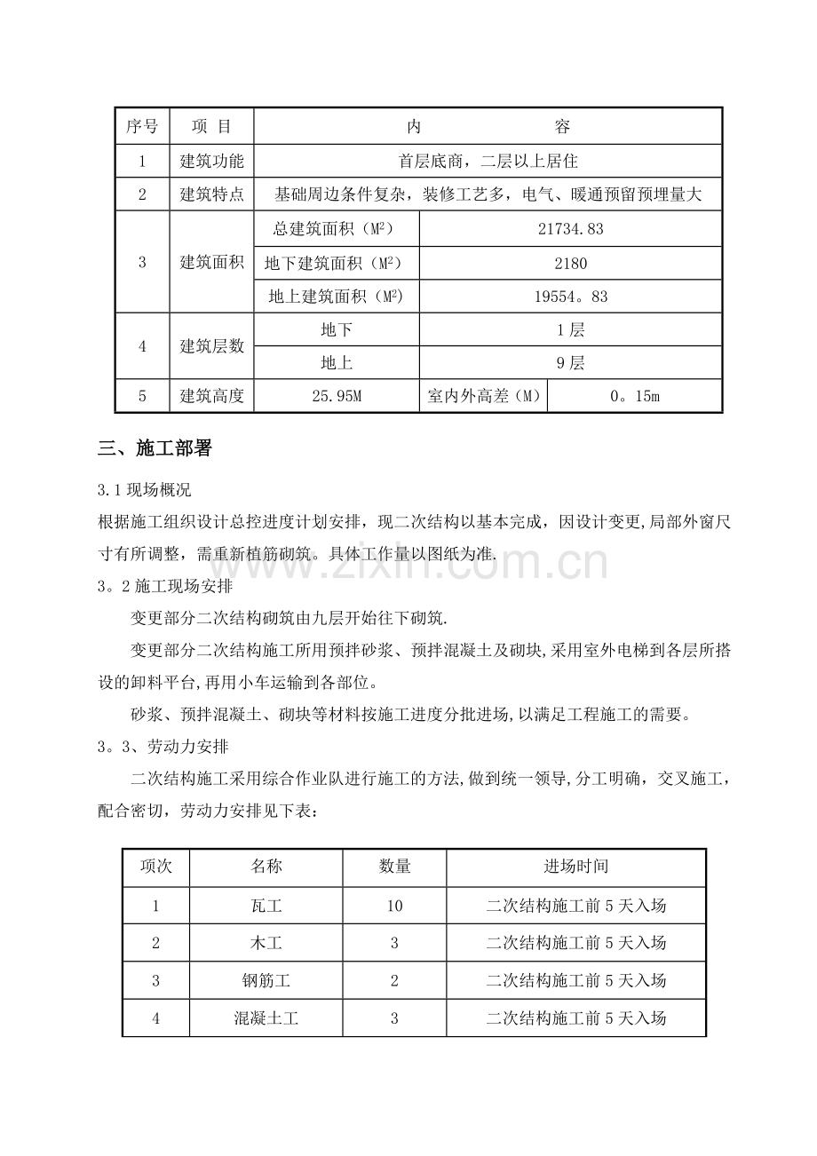 二次结构施工方案(普通轻集料空心砌块).doc_第3页