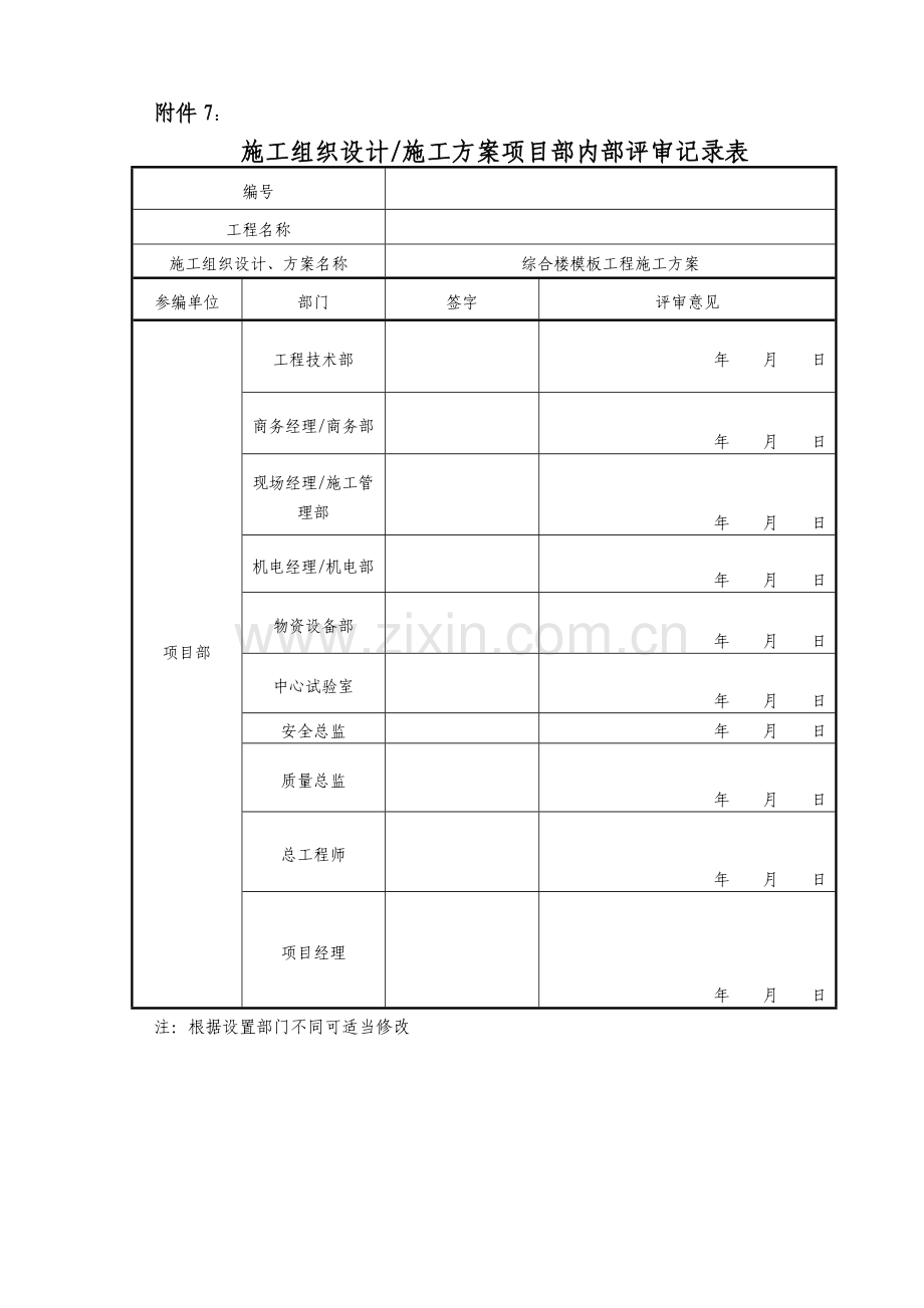 模板施工方案(参考样板).doc_第2页