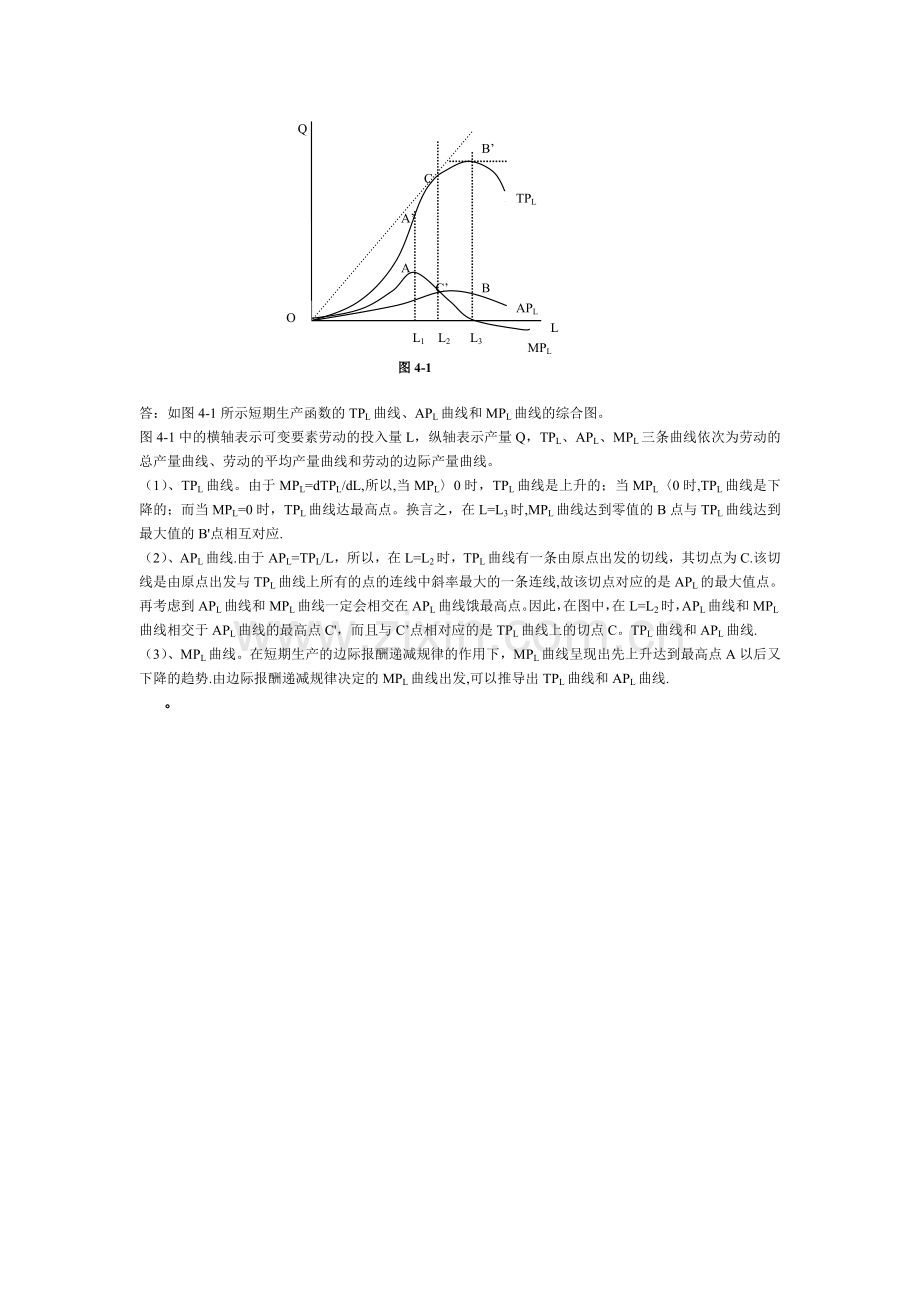 西方经济学微观部分课后练习作图与说明.doc_第2页