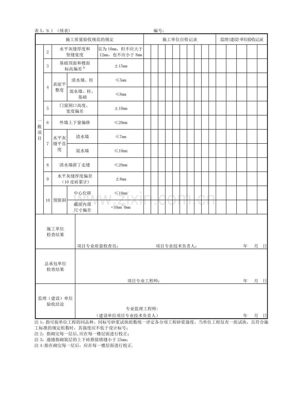 砖砌体工程检验批.doc_第2页