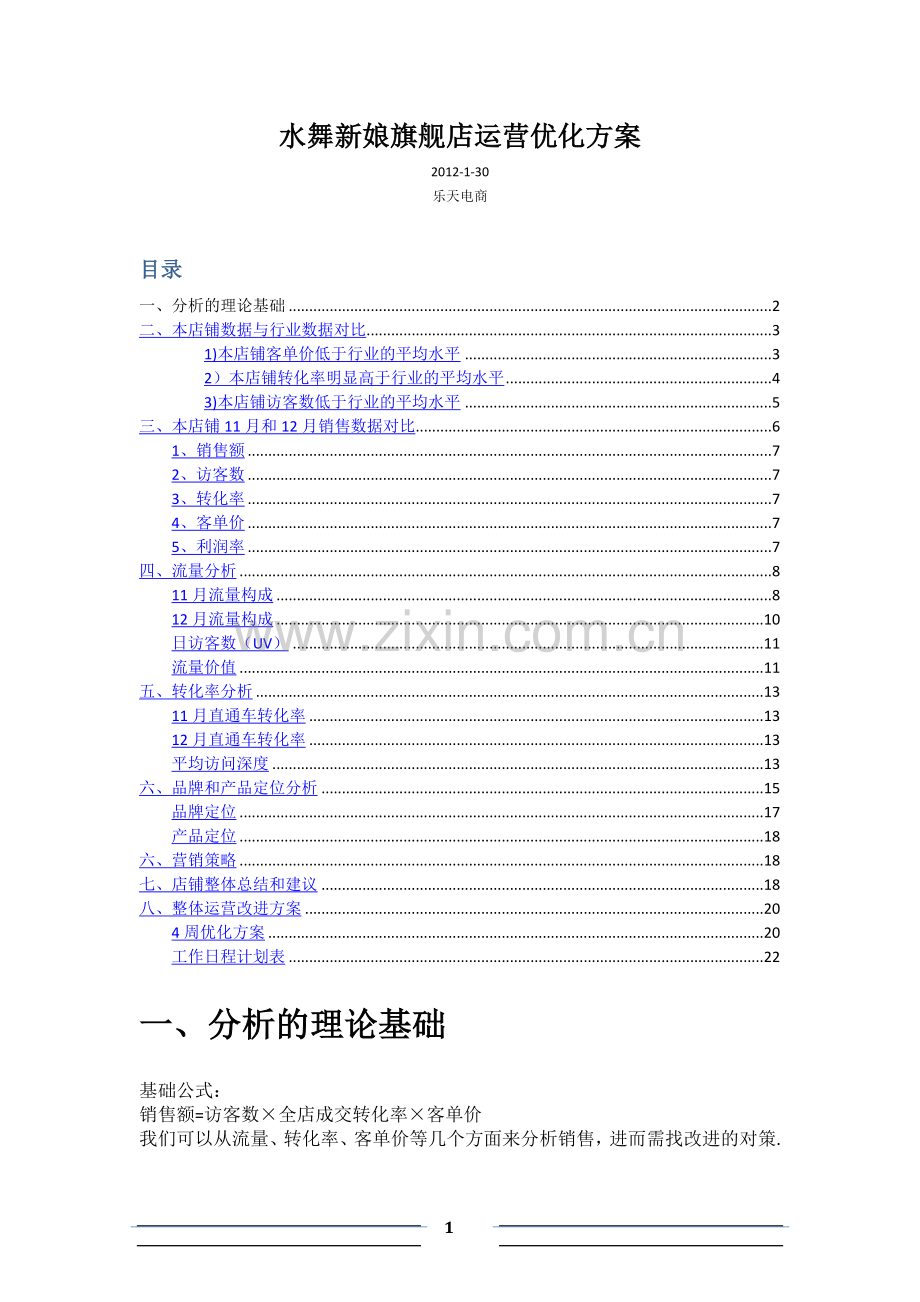 店铺运营优化整体方案.doc_第1页