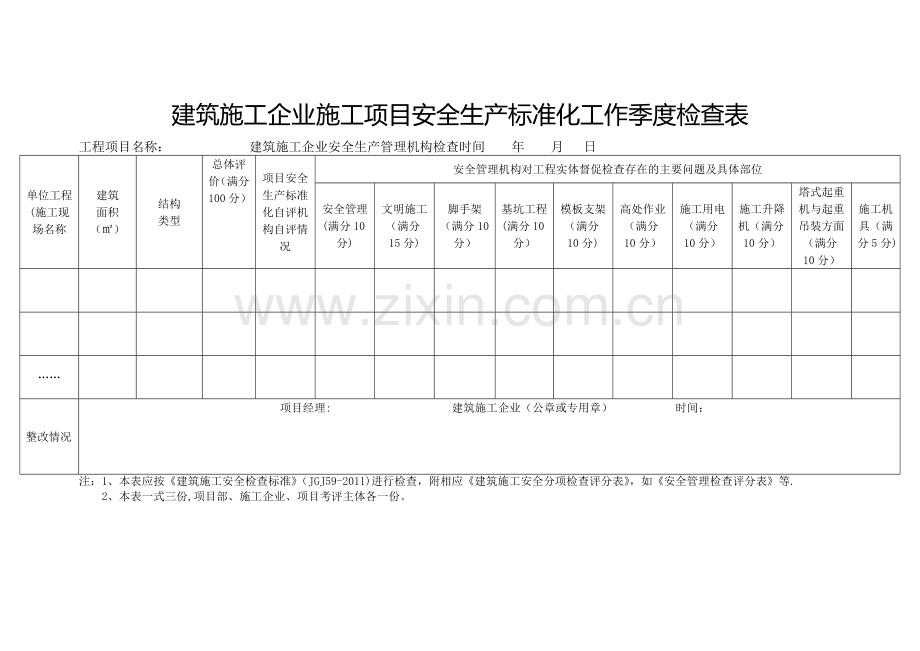 建筑施工安全项目自评材料.doc_第2页