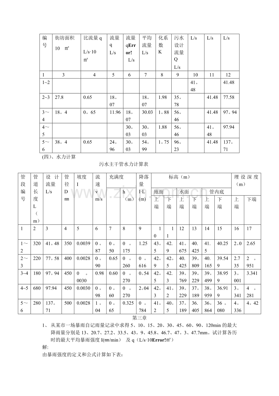 排水工程(上册)课后答案及例题.doc_第3页