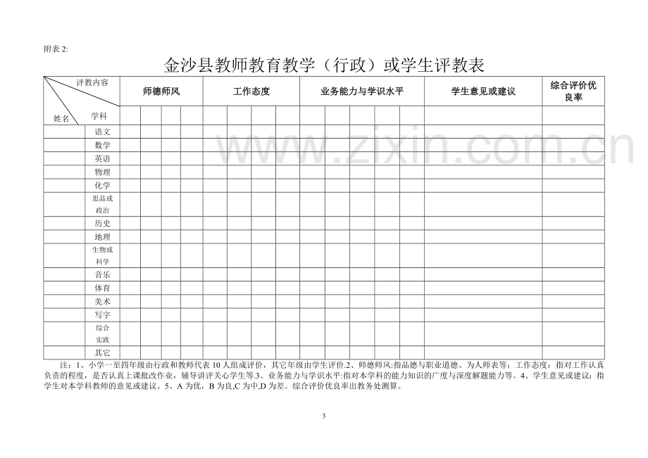 中心中学教学常规检查细则.doc_第3页