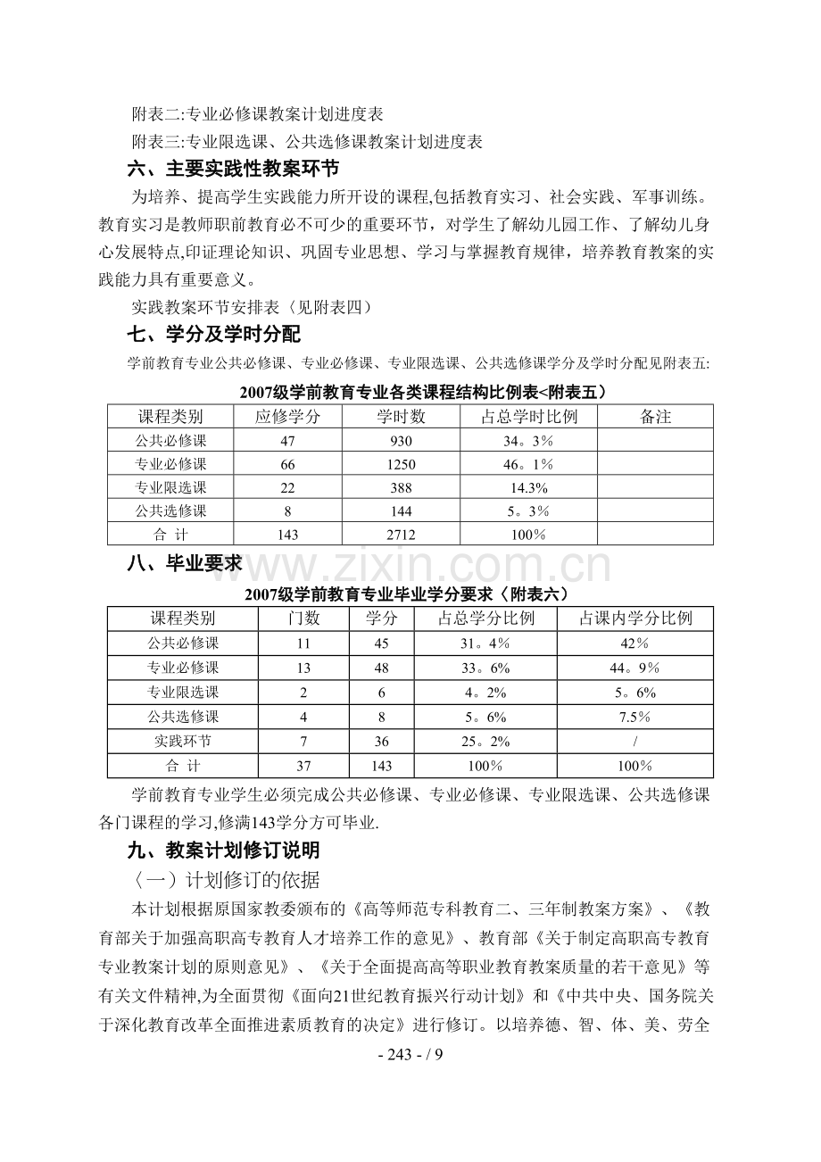 学前教育专业教学计划.doc_第3页