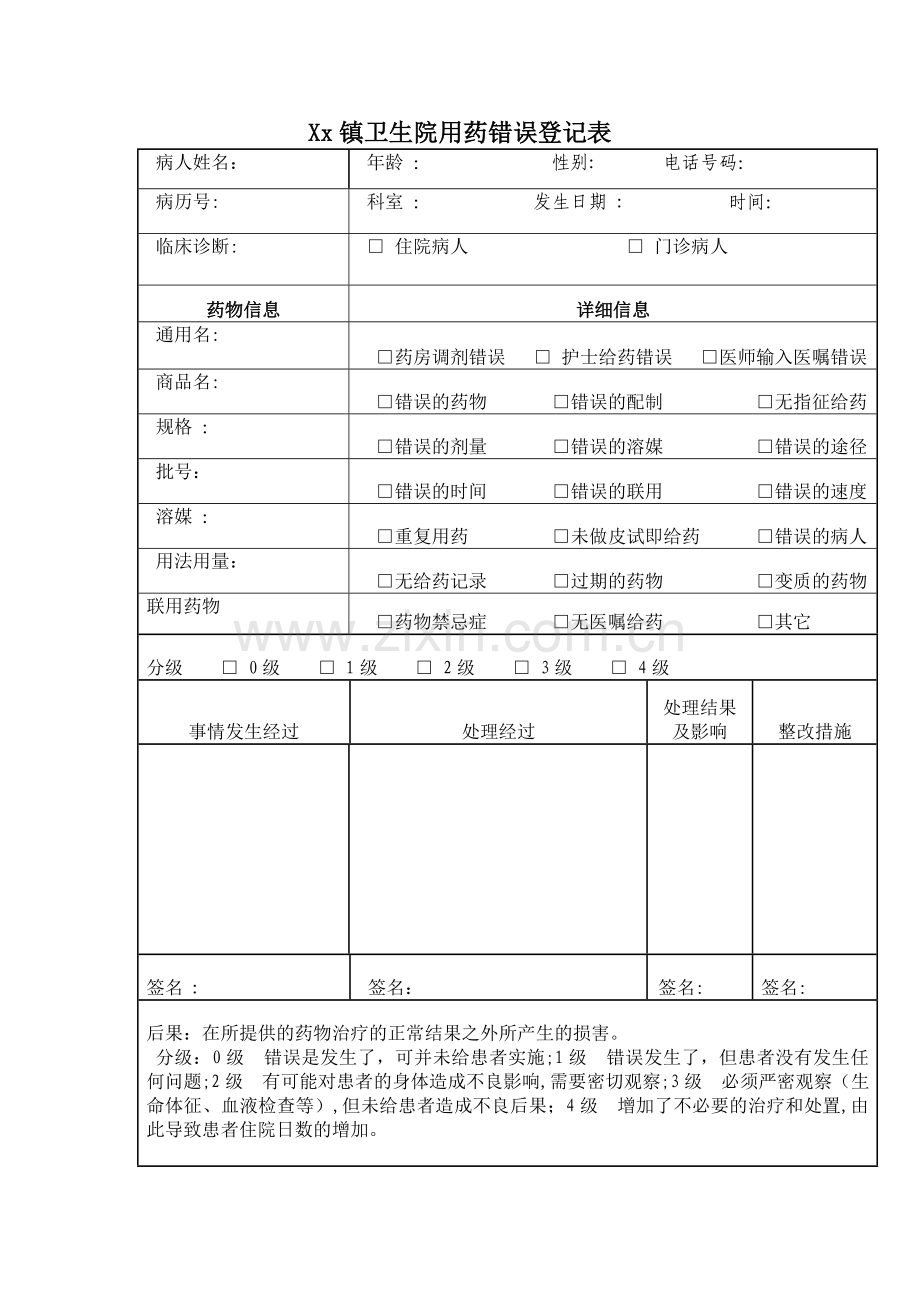 用药错误登记表.doc_第1页