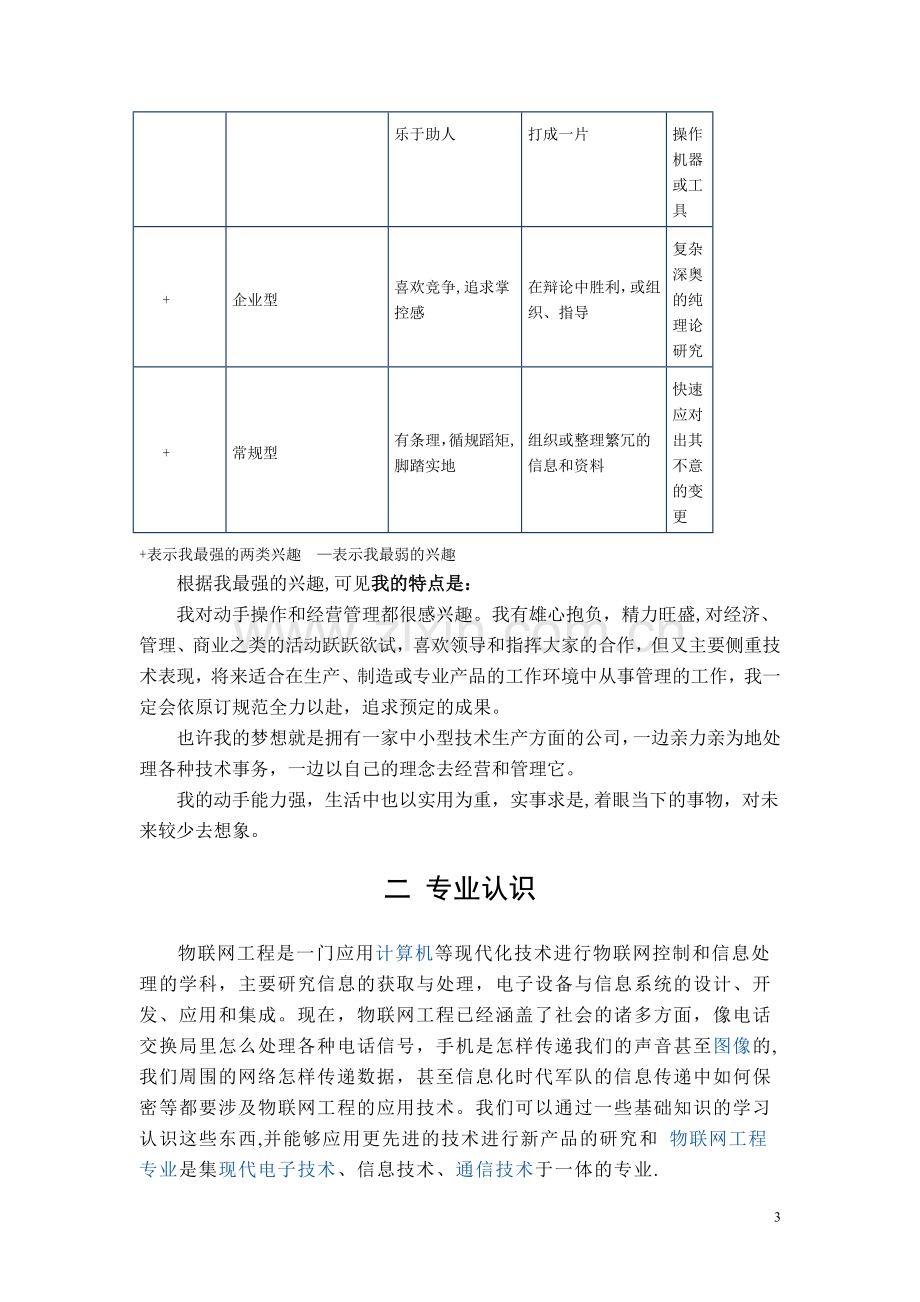 物联网工程技术专业职业生涯规划书-(2).doc_第3页